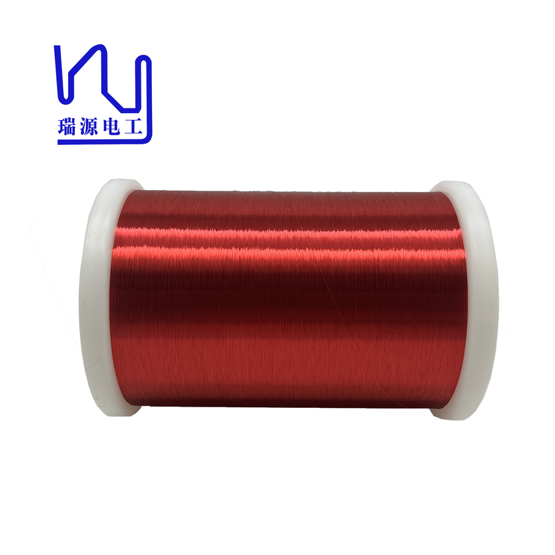 0.05mm 2uew 155 Enamelled Copper Wire Red Color Magnet Winding