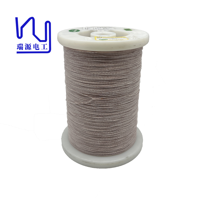 Ustc Litz Copper Wire Custom Super Thin 0.07mm 0.071mm Natural Silk Served Solid