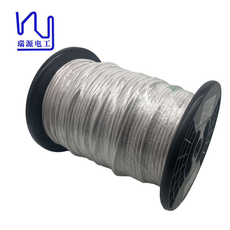 Custom USTC White Silk Covered Stranded Wire 0.2mm Enameled Copper Litz Wire