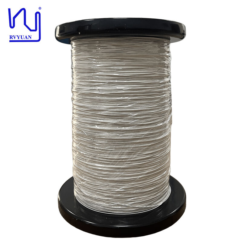 0.055mmx126 Natural Silk Covered Silver Plated Litz Wire For Audio
