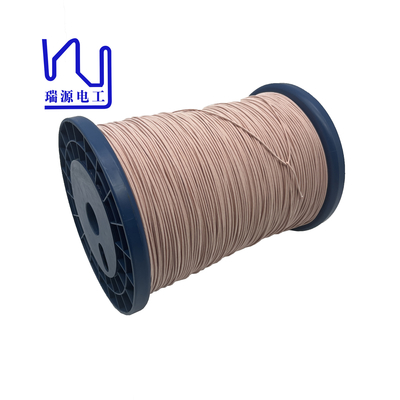 Filo di rame coperto di seta dello smalto dei cavi 0.10mm * 155 di HF Litz