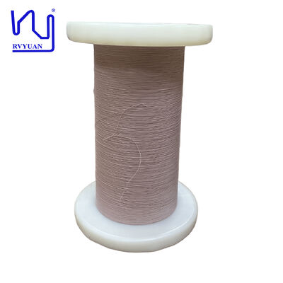 Tensione nominale del cavo Litz in rame rivestito di seta isolato 0,025 mm*7 USTC Classe 155 0,025 mm