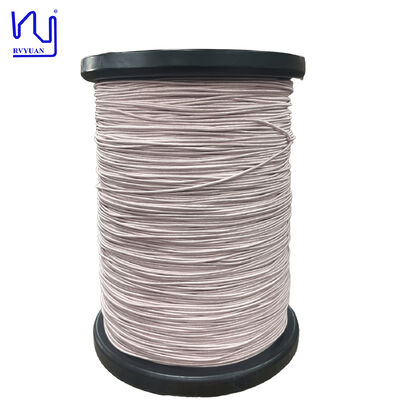 Filo magnetico ad alta frequenza con filo Litz rivestito in seta USTC UEW da 0,10 mm per bobine di ricarica wireless automobilistiche