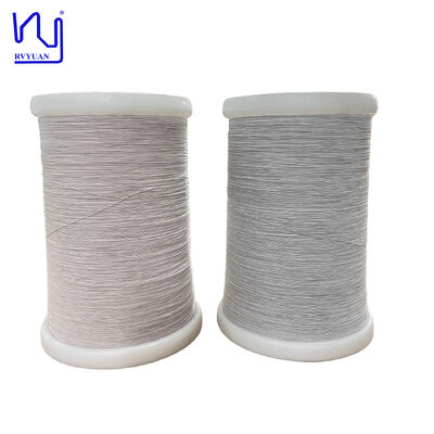 2USTC-H 19 fili 42AWG filo Litz in rame ricoperto di seta naturale per cavo audio di fascia alta
