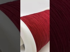 Il colore che blu di colore rosso la seta su ordinazione ha coperto il poliestere del nylon del cavo del litz del rame ha servito il trefolo
