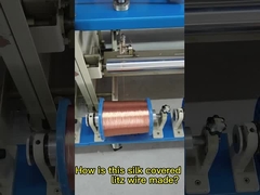 La seta di nylon ad alta frequenza su ordinazione ha coperto il cavo incagliato di rame del litz