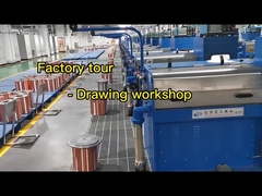 produttore smaltato del filo di rame, giro della fabbrica